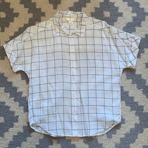 H&M windowpane collared shirt